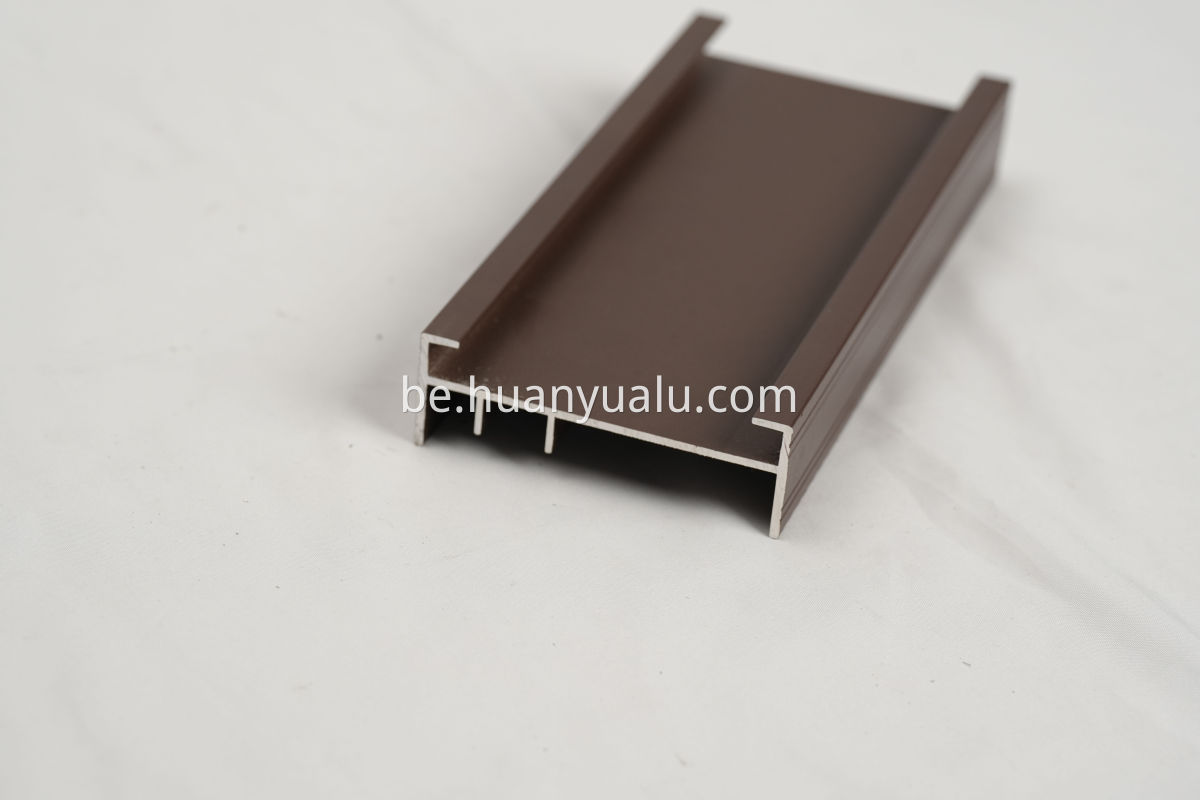 Spray painted door and window profiles